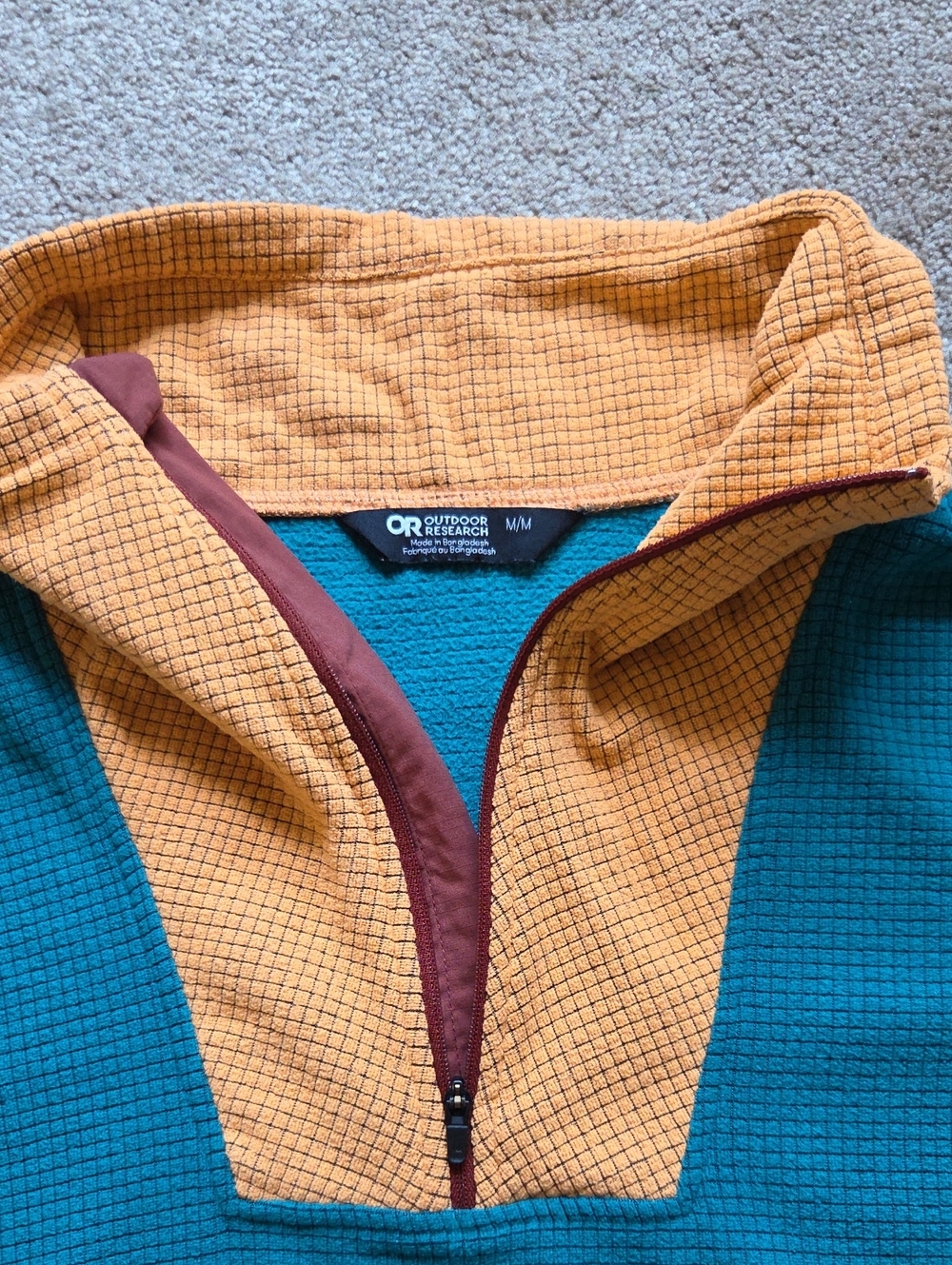 Outdoor Research Women's Trail Mix Quarter-Zip Pullover Size Medium - Picture 2 of 7